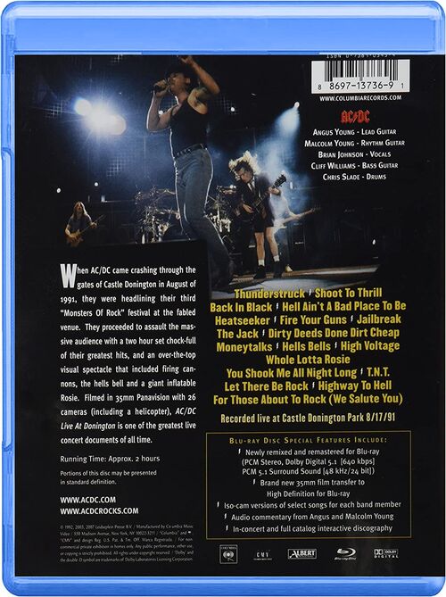 AC/DC: Live At Donington (1991)