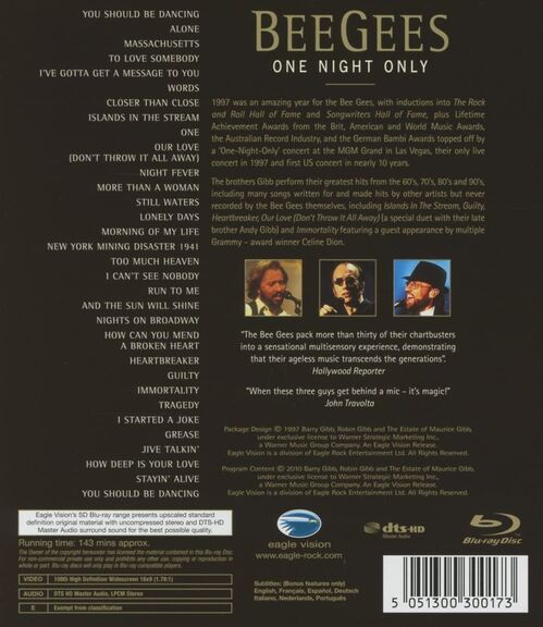 Bee Gees: One Night Only (1997)