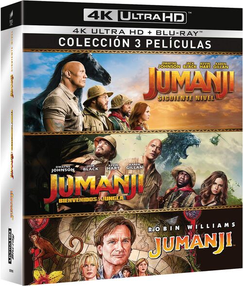 Pack Jumanji - 3 pelculas (1995-2019)