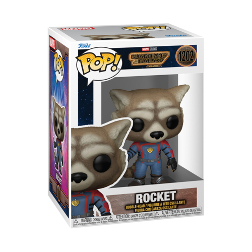 Funko Pop! Marvel: Guardians Of The Galaxy III - Rocket (1202)