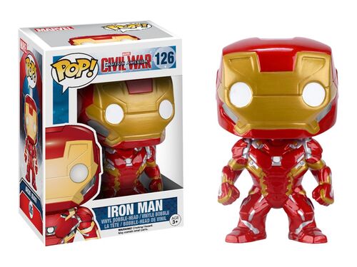 Funko Pop! Marvel: Captain America Civil War - Iron Man (126)