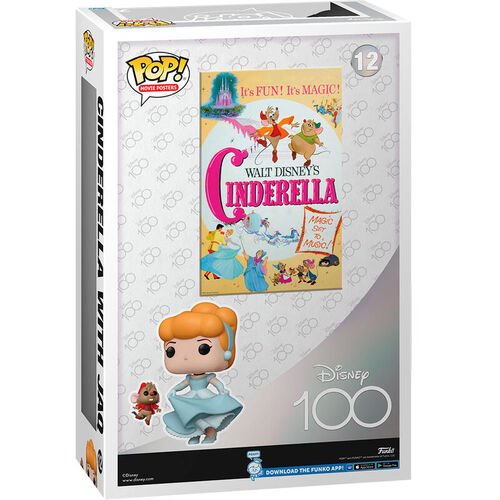Funko Movie Posters Disney 100th: Cinderella - Cinderella With Jaq (12)