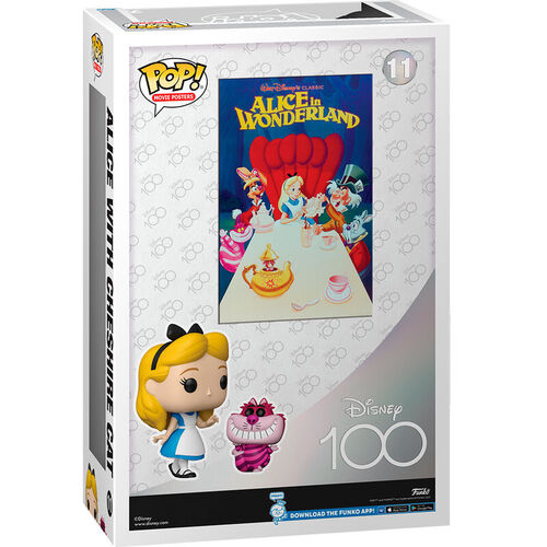 Funko Movie Posters Disney 100th: Alice In Wonderland - Alice With Cheshire Cat (11)