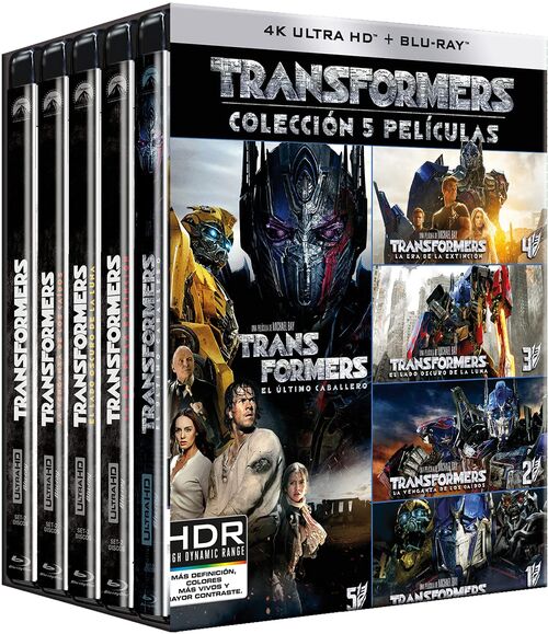 Pack Transformers - 5 pelculas (2007-2017)