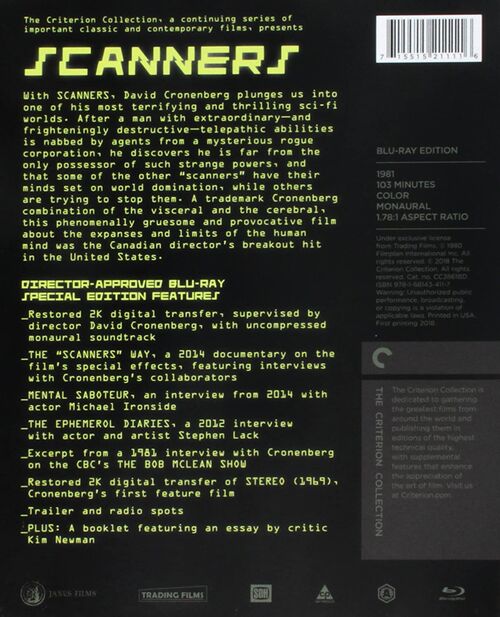 Scanners (1981) (Región A)