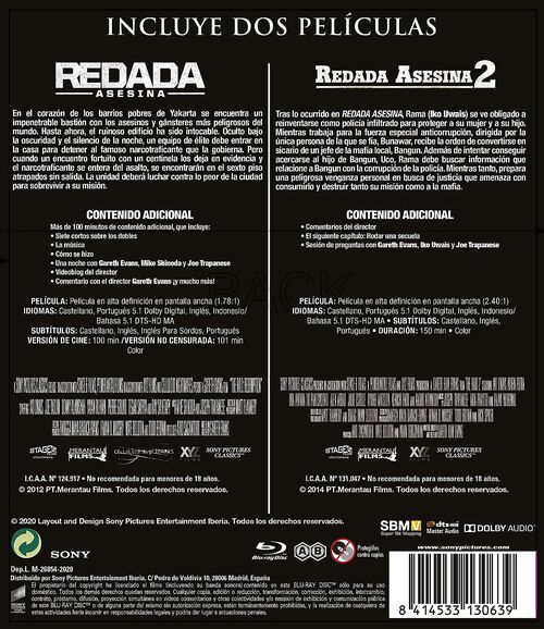 Pack Redada Asesina I + II (2011 + 2014)