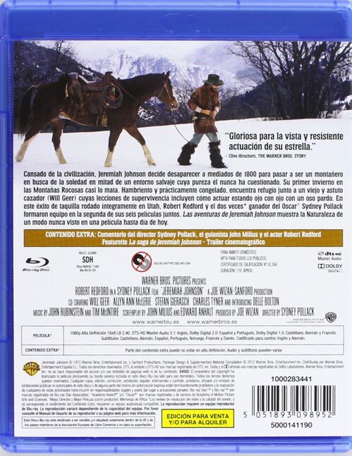 Las Aventuras De Jeremiah Johnson (1972)