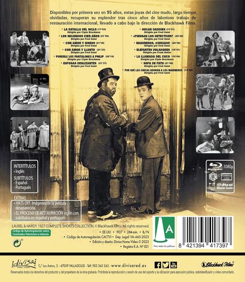 Pack Laurel & Hardy - 13 cortometrajes (1927)