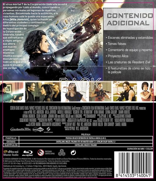 Resident Evil: Venganza (2012)