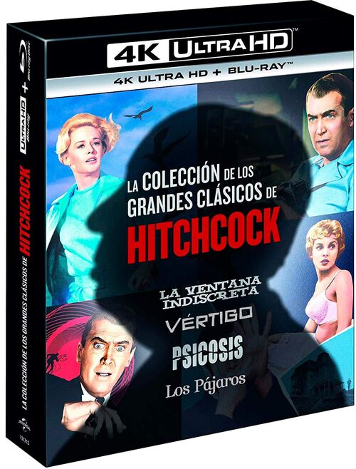 Pack Alfred Hitchcock - 4 películas (1954-1963)