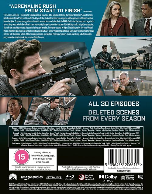 Pack Jack Ryan - serie (2018-2023)