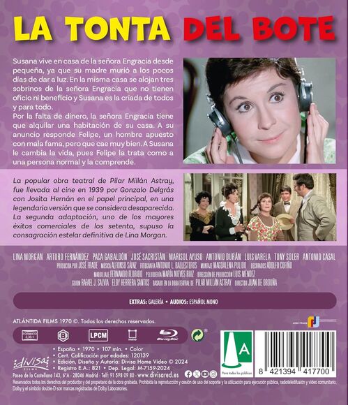 La Tonta Del Bote (1970)
