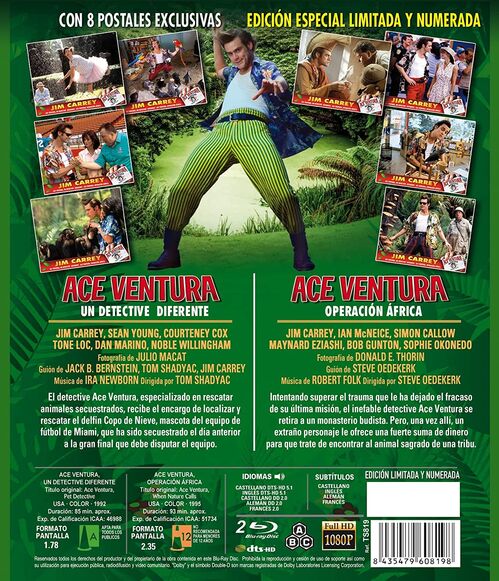 Pack Ace Ventura I + II (1994 + 1995)