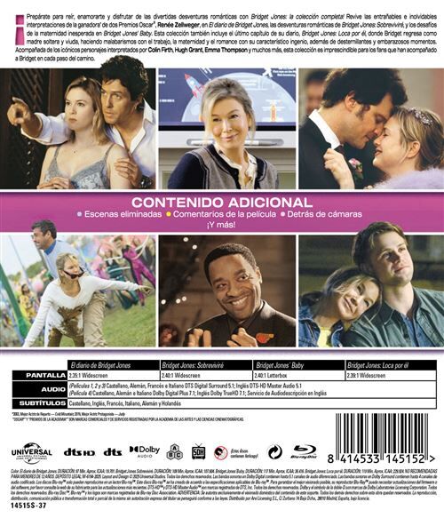 Pack Bridget Jones - 4 películas (2001-2025)