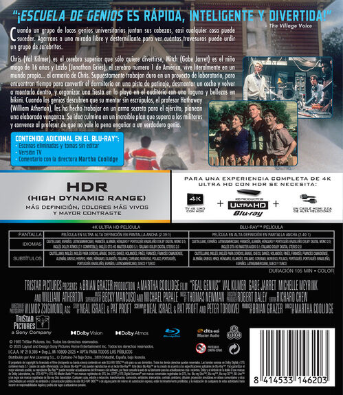 Escuela De Genios (1985)