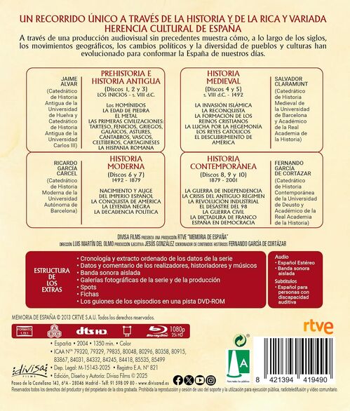 Pack Memoria De España - serie (2004-2005)