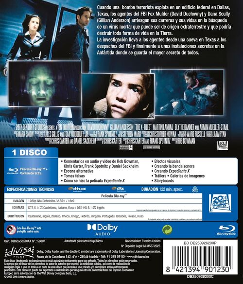 Expediente X: La Película (1998)