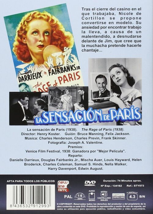 La Sensación De París (1938)