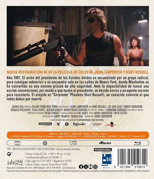 1997: Rescate En Nueva York (1981)