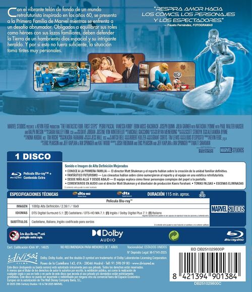 Los Cuatro Fantásticos: Primeros Pasos (2025)