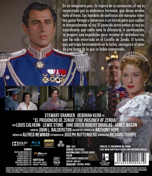 Pack El Prisionero De Zenda (1952 + 1922)