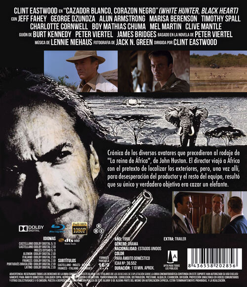 Cazador Blanco, Corazón Negro (1990)