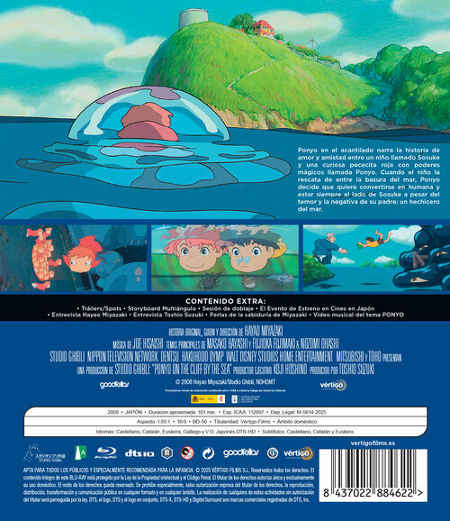 Ponyo En El Acantilado (2008)