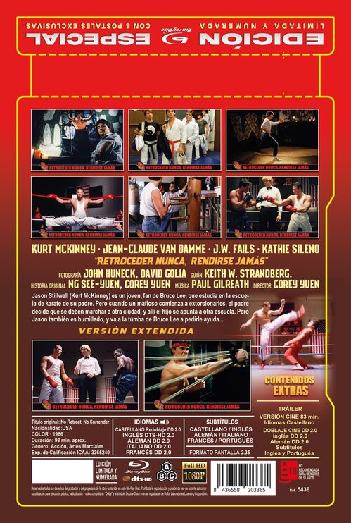 Retroceder Nunca, Rendirse Jamás (1986)