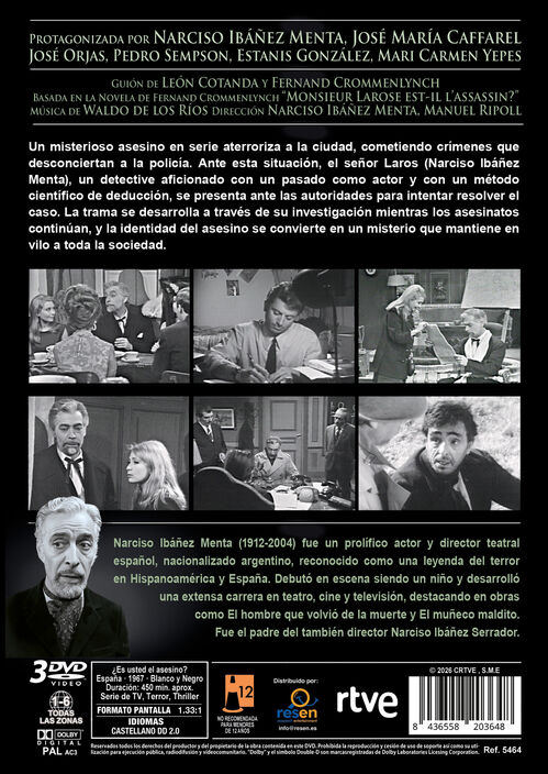 Pack ¿Es Usted El Asesino? - serie (1967)