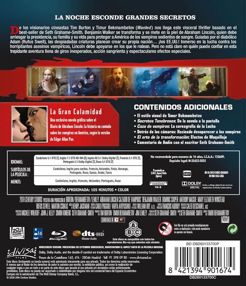 Abraham Lincoln: Cazador De Vampiros (2012)