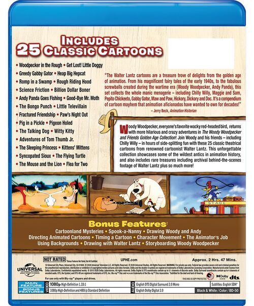 Pack El Pájaro Loco - 25 cortometrajes (1941-1972)