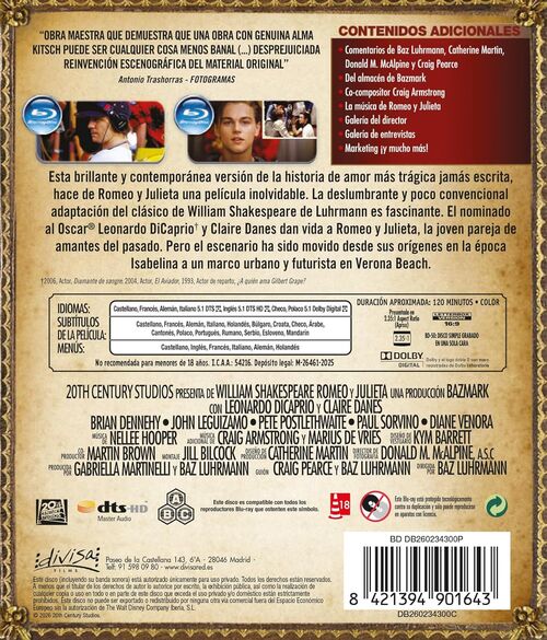 Romeo Y Julieta De William Shakespeare (1996)
