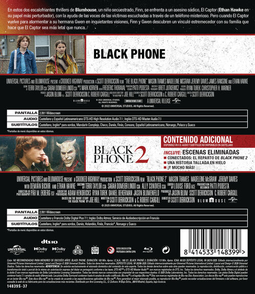 Pack Black Phone I + II (2021 + 2025)