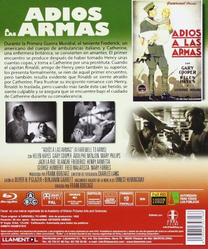 Adis A Las Armas (1932)
