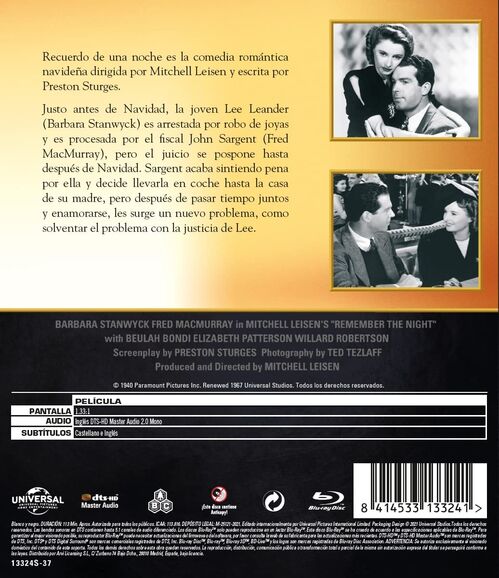 Recuerdo De Una Noche (1940)