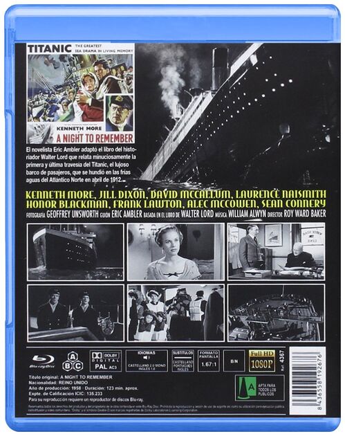 La ltima Noche Del Titanic (1958)