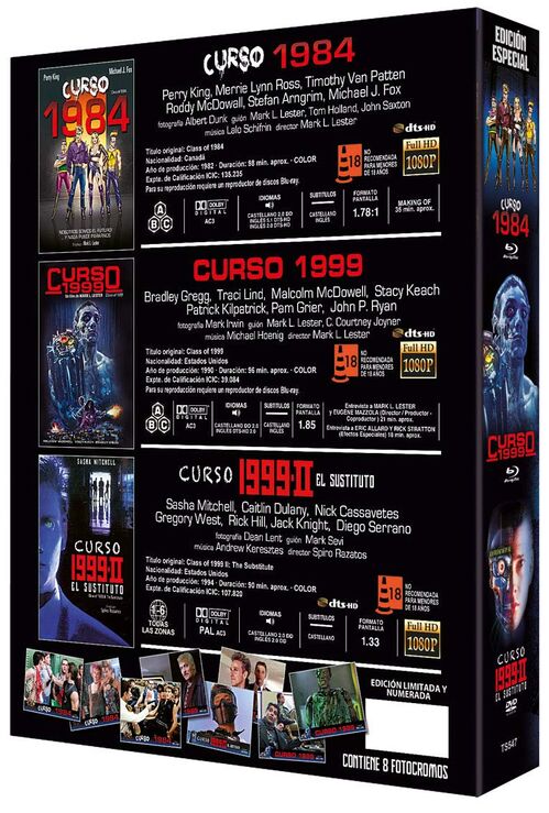 Pack Curso 1984 - 3 películas (1982-1994)