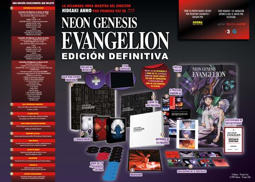 Pack Neon Genesis Evangelion - serie + películas (1995-1997)
