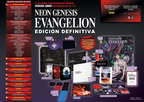 Pack Neon Genesis Evangelion - serie + pelculas (1995-1997)