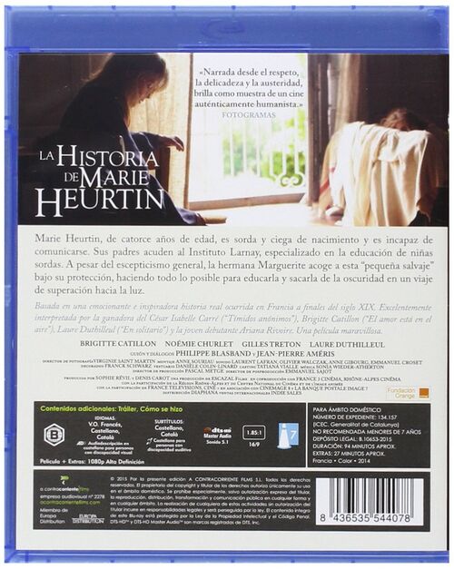 La Historia De Marie Heurtin (2014)