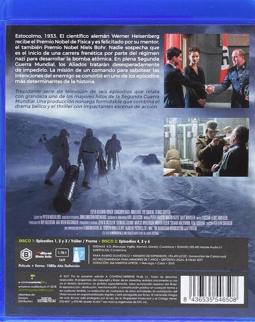 Pack Operación Telemark - miniserie (2015)