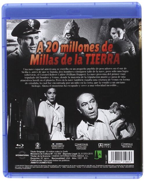 A 20 Millones De Millas De La Tierra (1957)